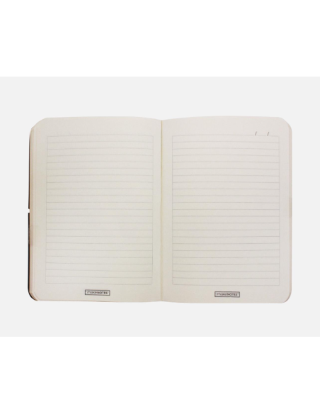 Cuaderno A5 de piel sintética