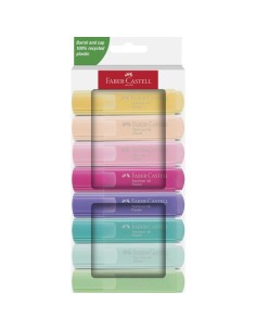 Set de 8 marcadores pastel