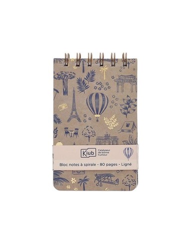 Libreta de anillas "Globe Trotter"