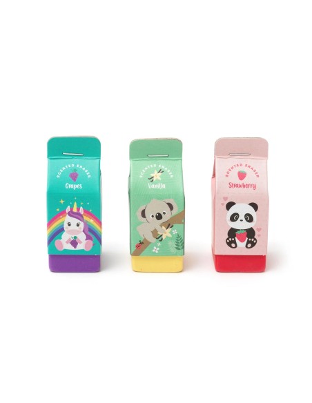 Set de 3 gomas de borrar perfumadas "Yummy"