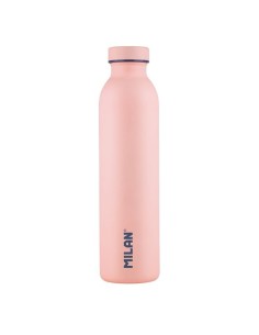 Botella de acero inoxidable rosa