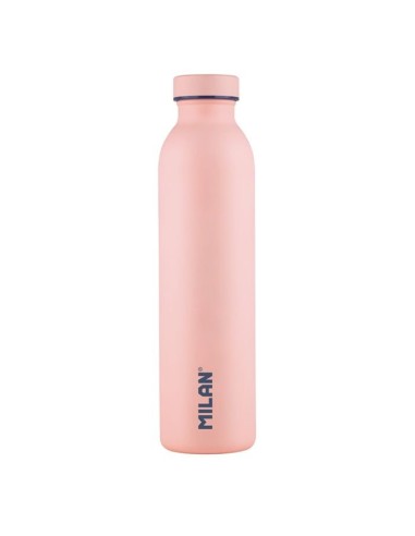 Botella de acero inoxidable rosa