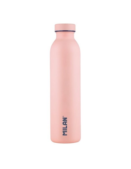 Botella de acero inoxidable rosa