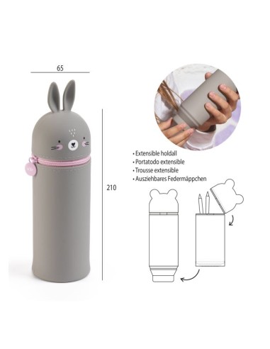 Portatodo de silicona "Conejo"