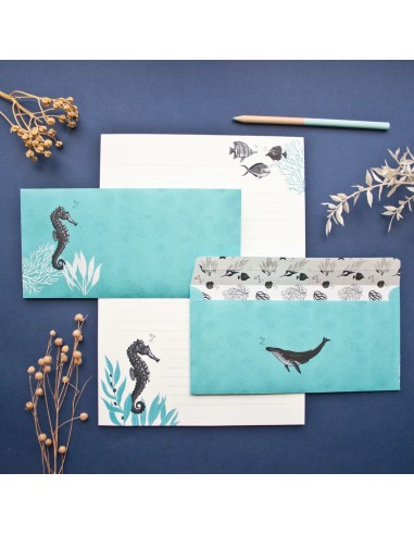 Set de escritura "Marino"