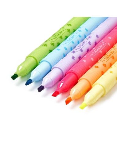 Set de 6 marcadores borrables