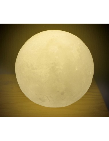 Lámpara con forma de luna