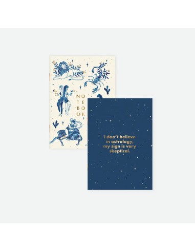Set de 2 cuadernos A6 "Astro"