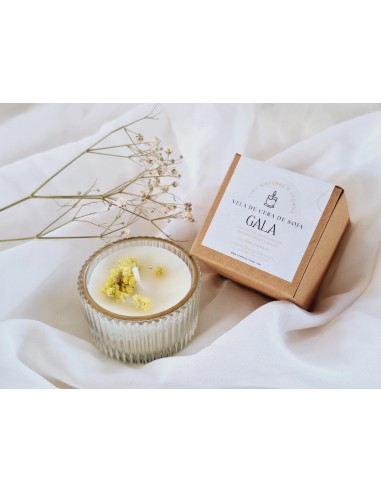 Vela de soja con aceites esenciales