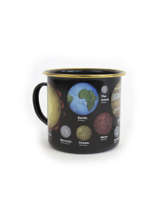 Taza esmaltada "Astronomía"