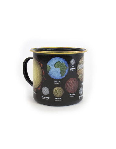 Taza esmaltada "Astronomía"
