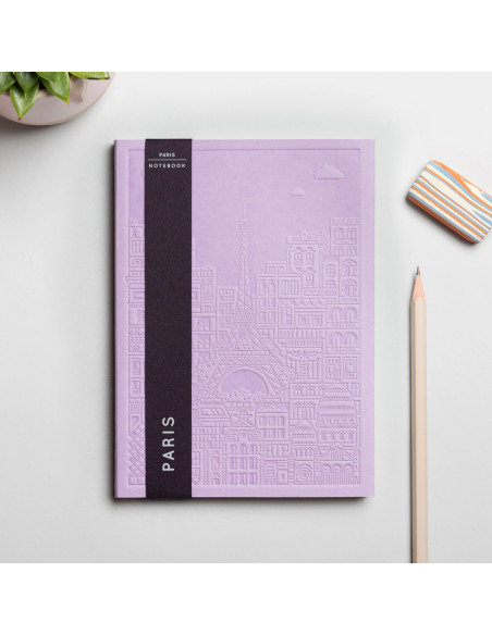 Cuaderno con relieve "París"