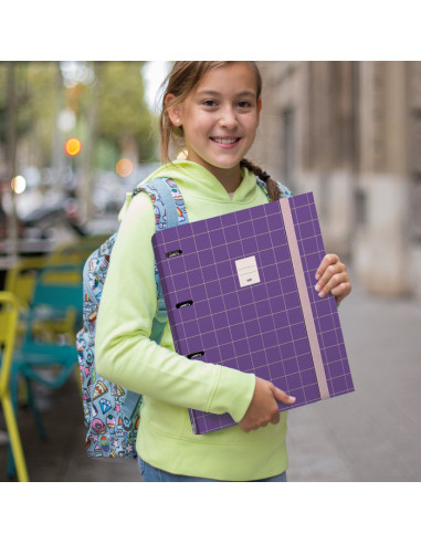 Carpebloc A4 "Rider" violeta