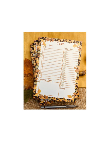 Planificador diario A5 "Ginkgo"